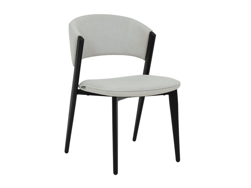 Стул Велти Велюр Серый/Черный