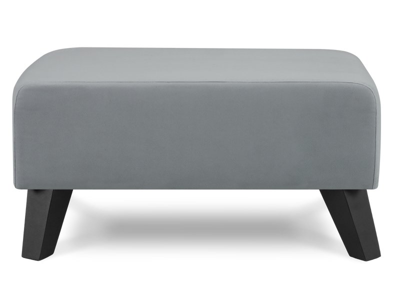 Пуф Ньюбери Велюр Серый