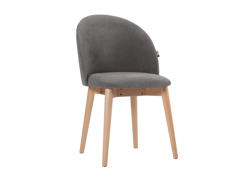 Стул Марти-2 Велюр Серый/Натуральный