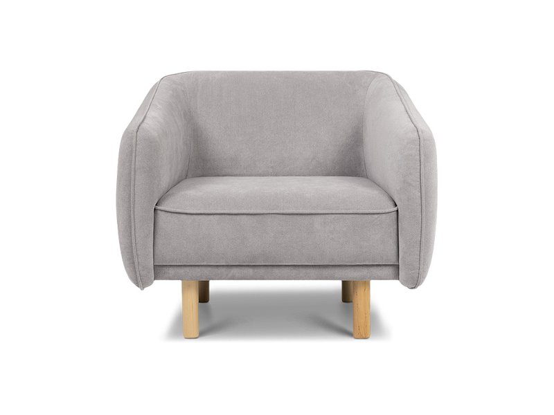 Кресло Коренс Велюр Серый